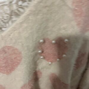 BiBi Pink Heart Sweater